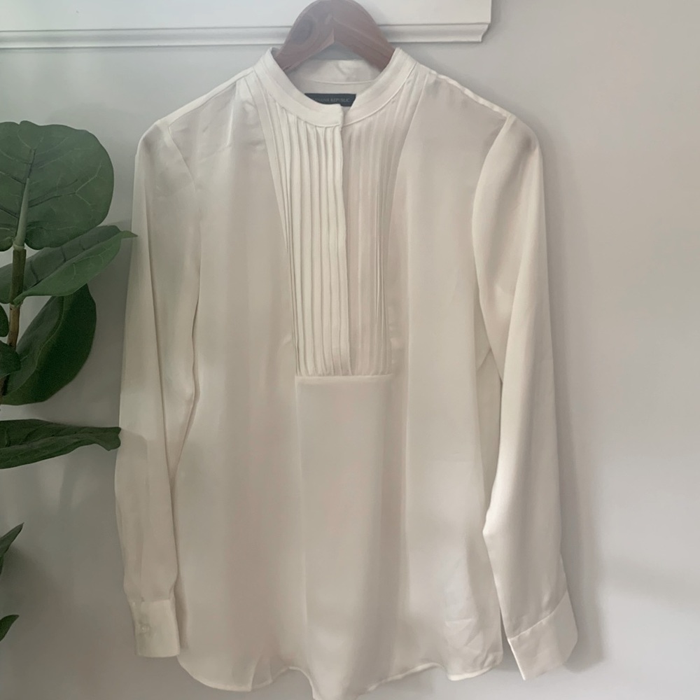 Banana Republic - Tuxedo Shirt - S